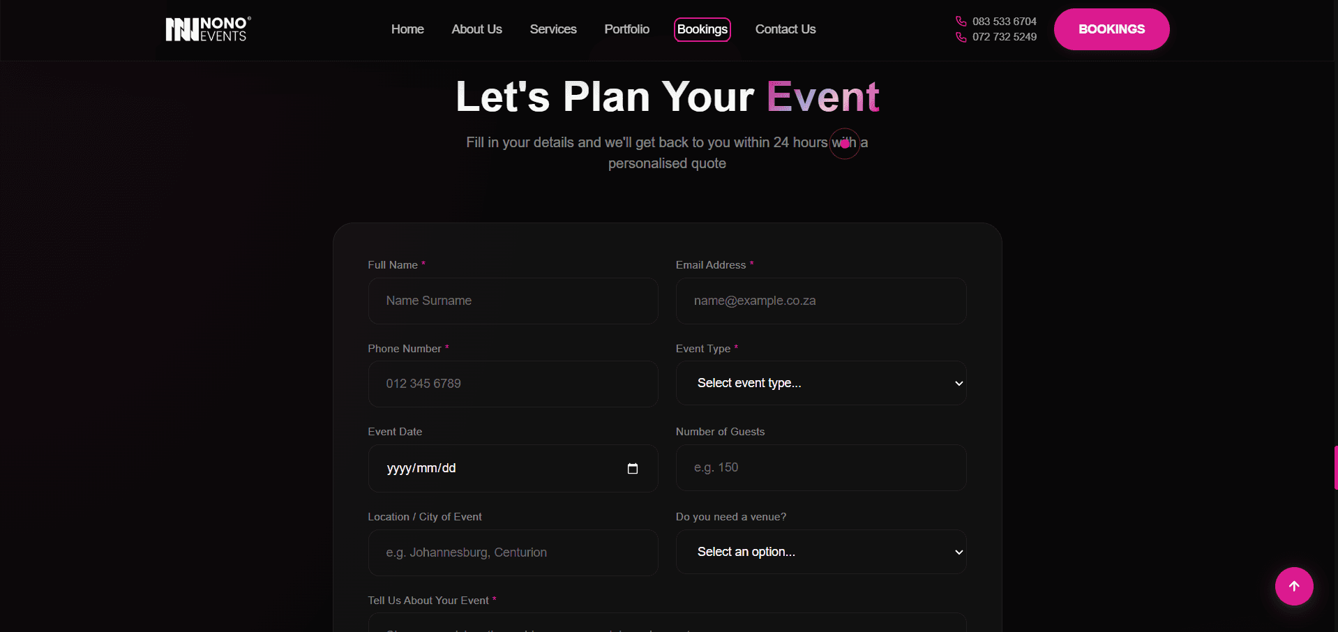 Nono Events screenshot 3